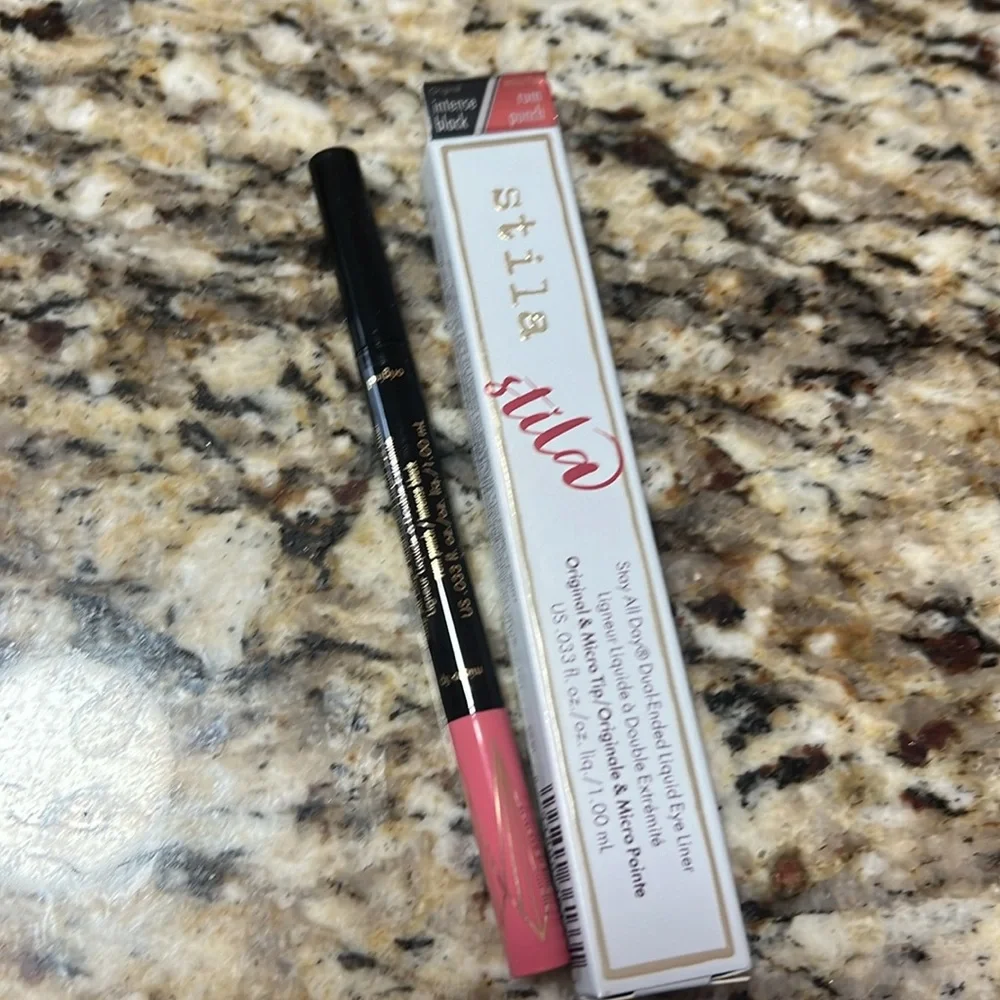 🌙💕Stila Rum Punch Intense Black Dual Ended Liquid Eyeliner
